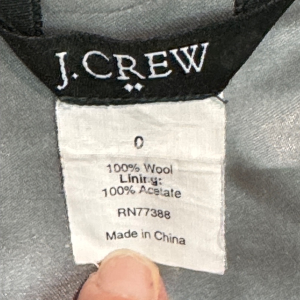 J. Crew Women's Black wool Blazer - Picture 2 of 8